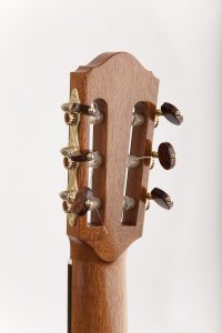 head rear - Concert model - Enrico Bottelli Guitars